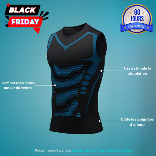 POSTURIX®  – Débardeur Posture Homme | Ventre Plat, Dos Droit, Allure Redressée